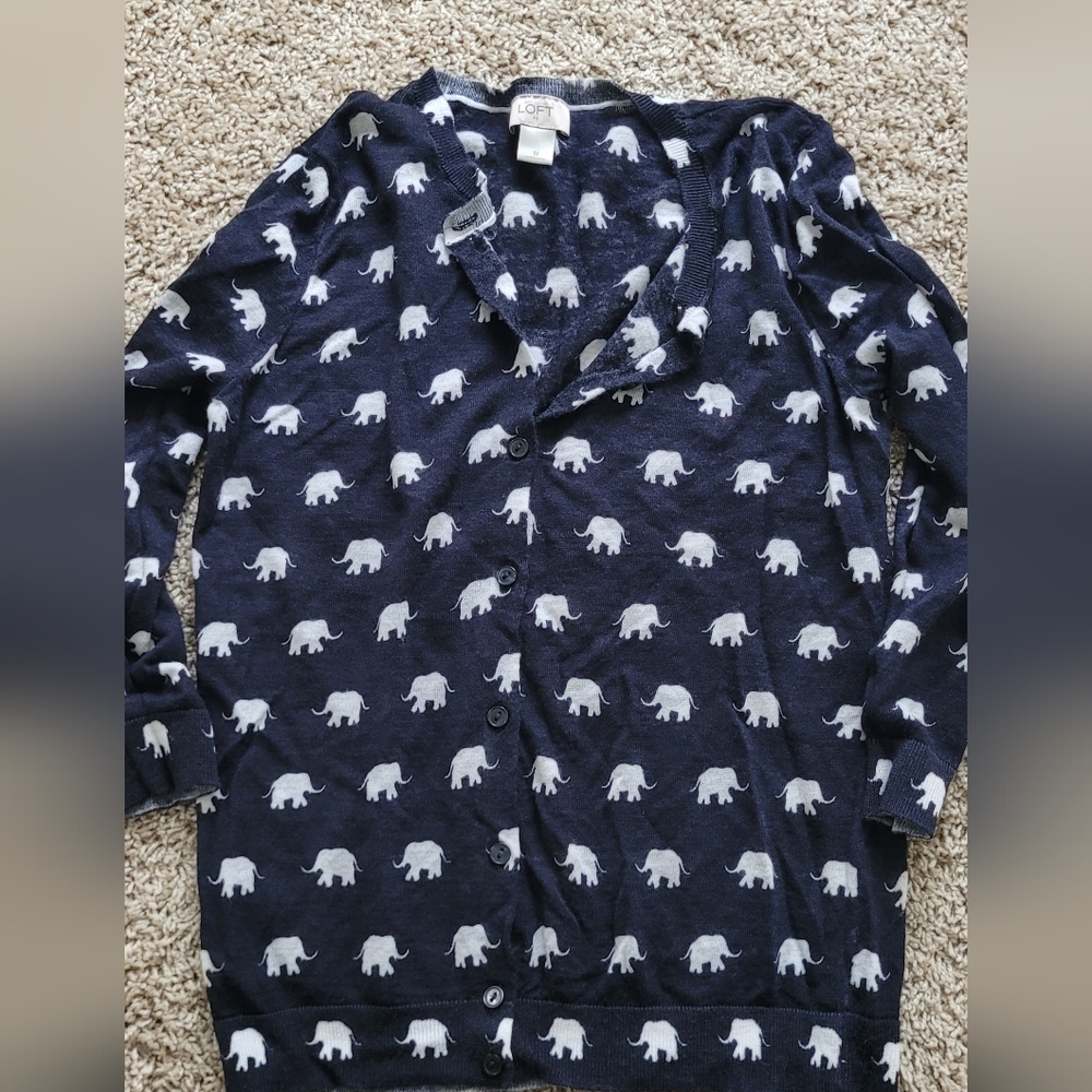 Button up light weight sweater